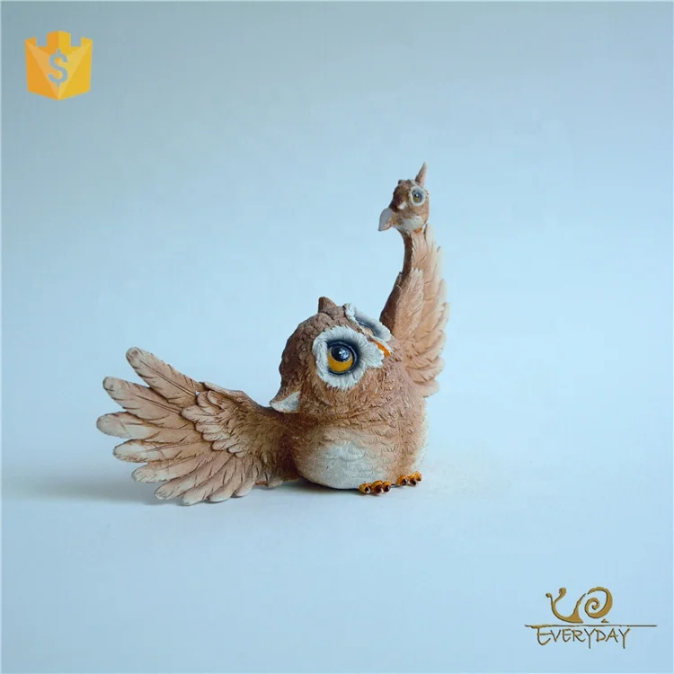 Z11172A Mini Garden Decoration art and craft animal owl figurines for home decoration