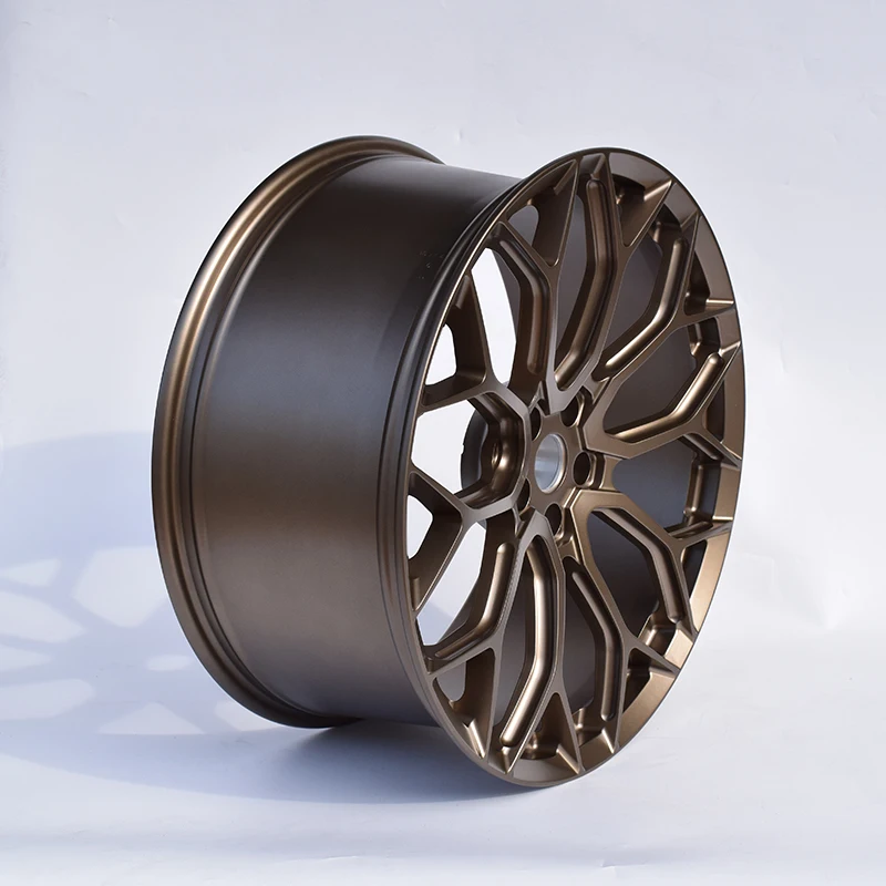 The Most Popular Style 22*10 Inch Matte Bronze Passenger Car Wheels Aluminum Forged Car Wheel Rims PCD 5*112 China Made