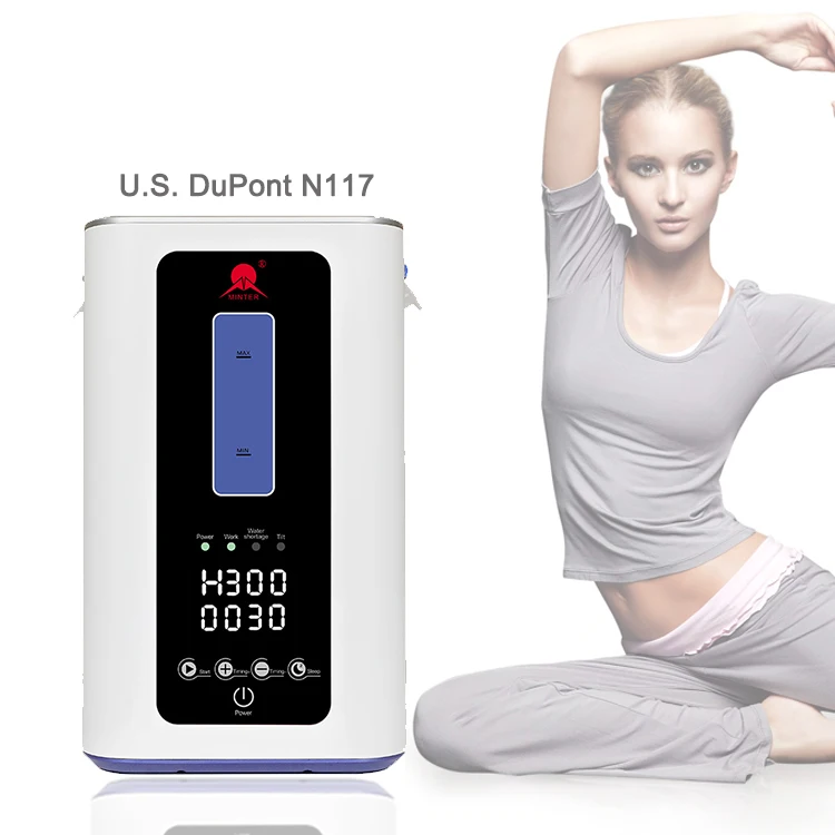 Miner  New technology Gold Plating electrolyze Japanese H2 gas generator Hydrogen oxygen inhalation therapy machine 900ml