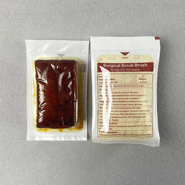 Factory Directly Disposable Hand Cleaning Medical Scrub Brush Surgical