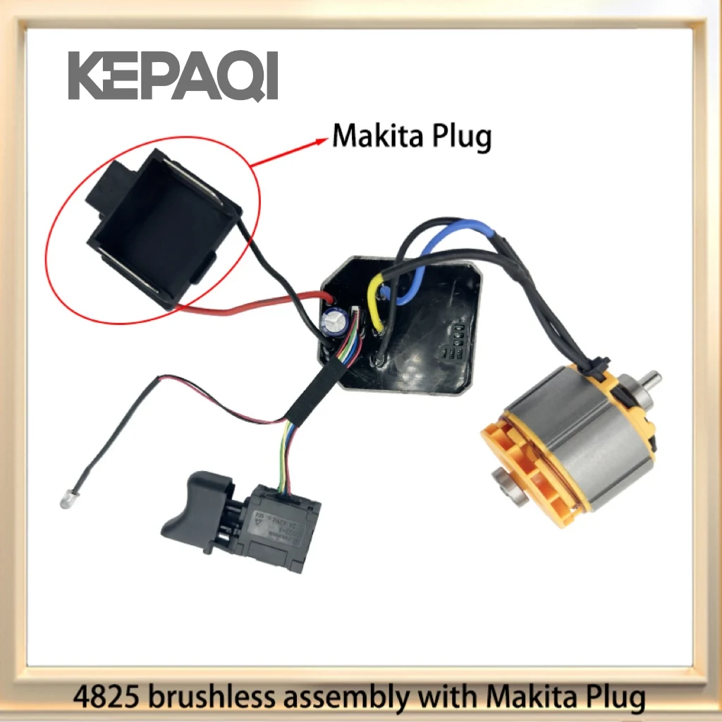 4825 makit. plug  Brushless Electric Drill Drive brushless motor assembly