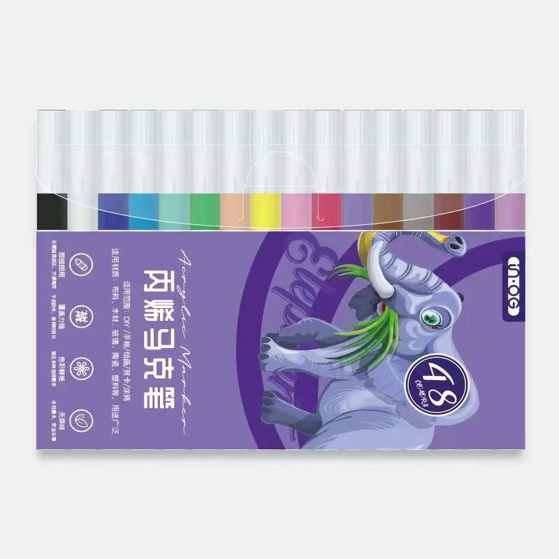 wholesale graffiti painting 12/24/36/colors acrylic paint marker  pen