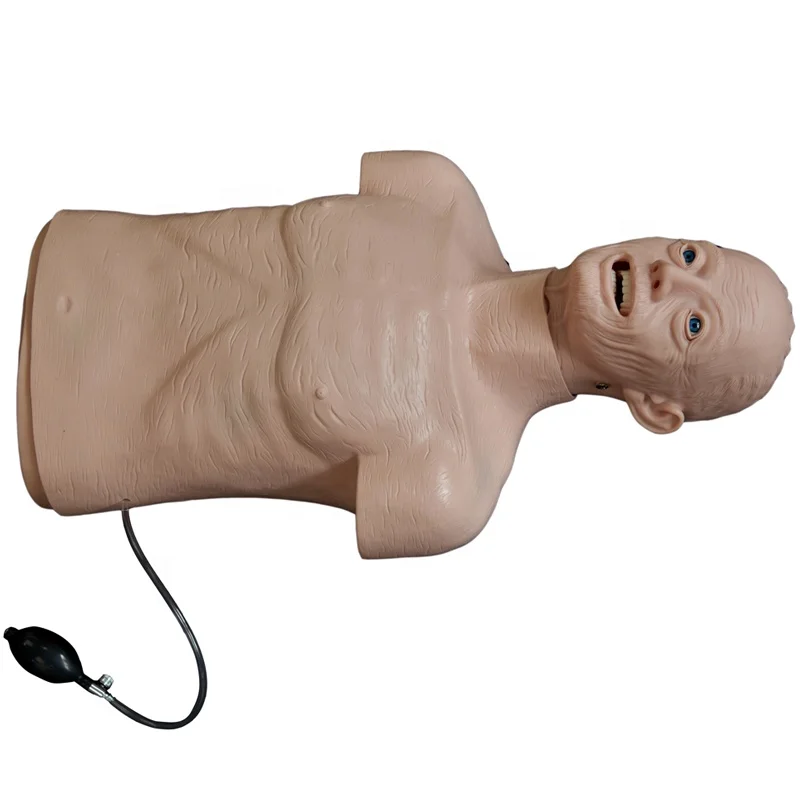 High Quality Elderly Resuscitation and Intubation Training Mannequin
