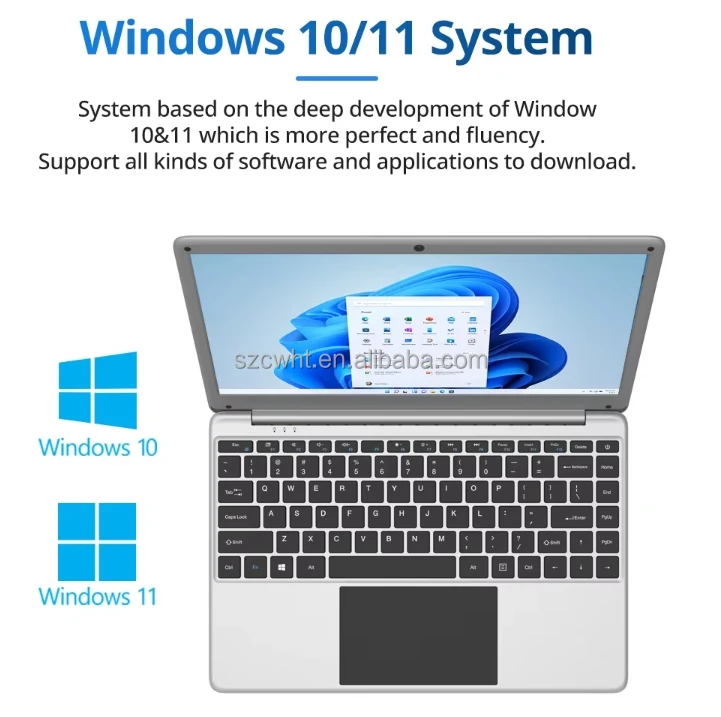 Cheapest Factory Wholesale 8GB RAM 1366*768 IPS 14.1 Inch PC Student Laptops Brand New Core Educational Laptop