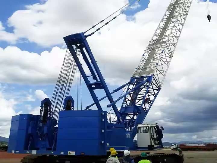 Skymard China Top Brand Top Quality 75 Ton Crawler Crane 57m Boom SCC750A-5 In Stock