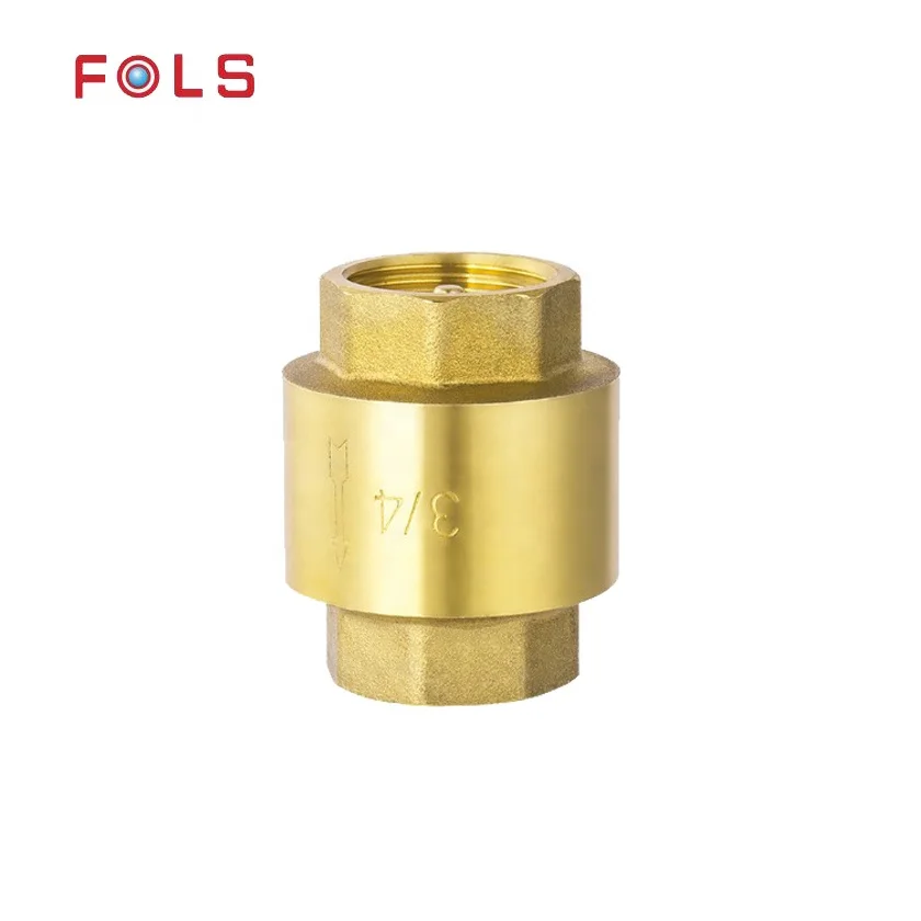 Vertical Compressed air Spring Brass Check Valve