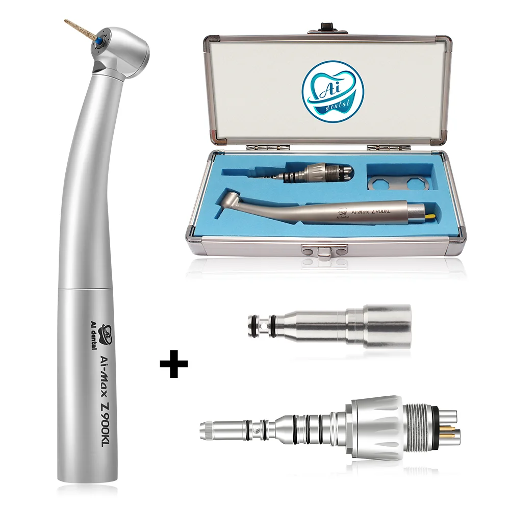 air turbine dental handpiece set K-couple with LED 2/4/6 holes high speed dental piece with led high quality dental tools