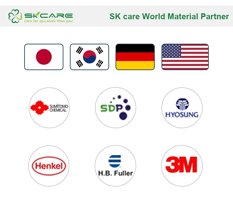 SK Care Baby Diapers Newborn Supplier Wholesale Cheap Customize Thick Cotton Disposable Baby Diaper Manufacturers