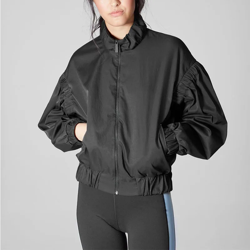  Куртка Chaquetas Женская с длинным рукавом уличная спортивная водонепроницаемая толстовка на молнии однотонная