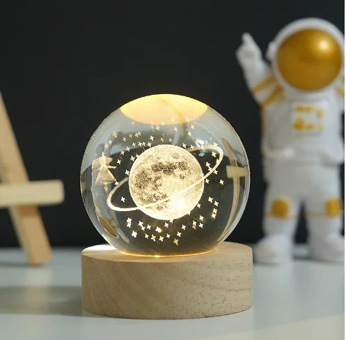 Hot sale System crystal ball home decoration3D laser engraving  crystal ball glass ball mold