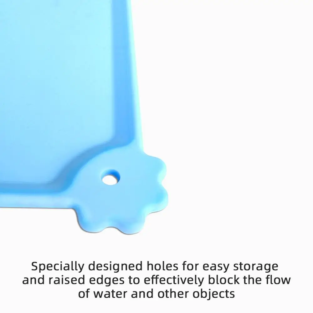 Waterproof Silicone Dog Feeding Mat Bowl Mat , Silicone Dog Pet Mat