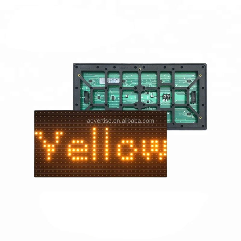 Gas station P10 SMD red  Programming LED Scrolling Display  mini LED video outdoor single color P10 flexible led display panels