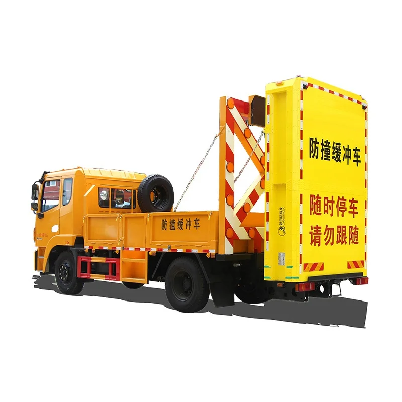 Dongfeng 100k Anti Collision Buffer Vehicle Highway TMA Attenuator Truck with LED Warning Light