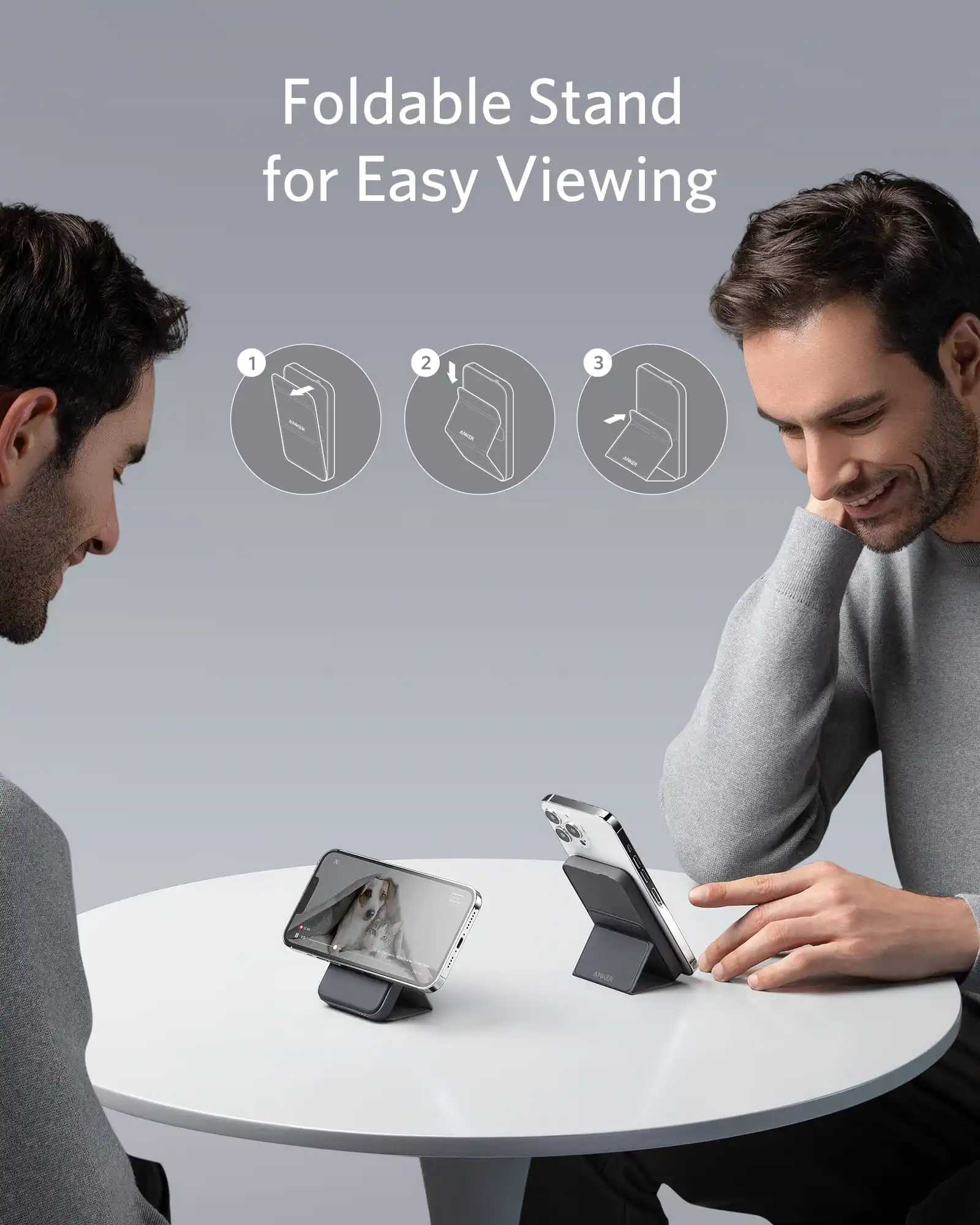 Anker powerbank 622 Magnetic Battery (MagGo) 5000mAh magnetic auxiliary battery wireless portable charger magnetic power bank