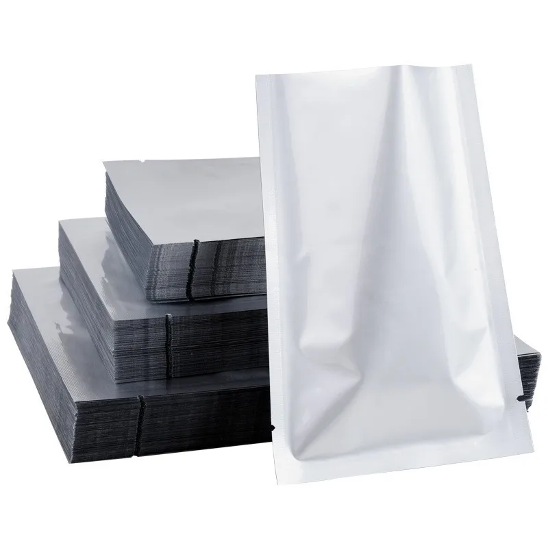 Custom Mylar Bags High quality Smell Proof Aluminum Foil Bags for Food Grade Silver