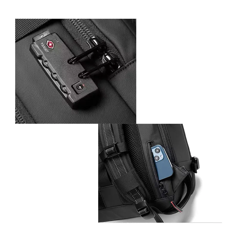 Expandable Vacpack Backpack 60L air vacuum compression backpack for travel Laptop backpack