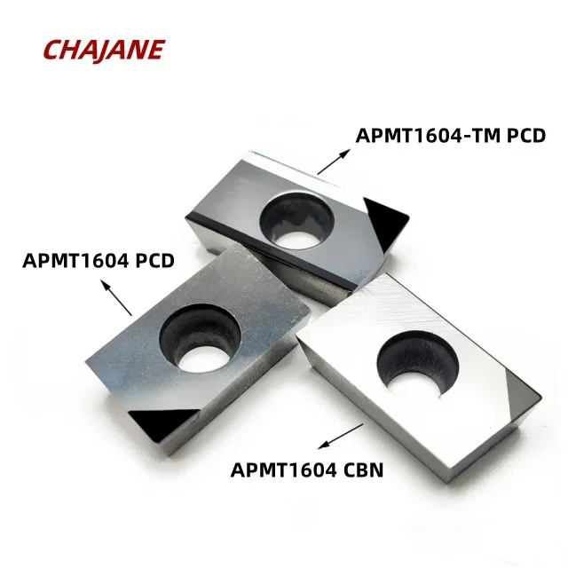 PCD Polycrystalline Diamond Tool CNC Blade APMT1135 1604 Customizable OEM External Turning for Copper and Aluminum