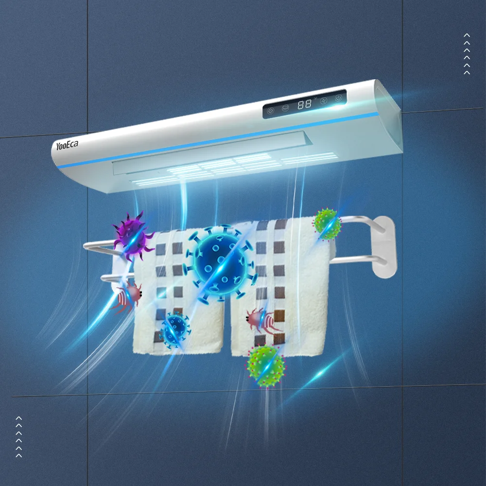 
Smart Bathroom Appliances UV Hot Air Warming 110V-220V Baby Clothes Towel Dryer 