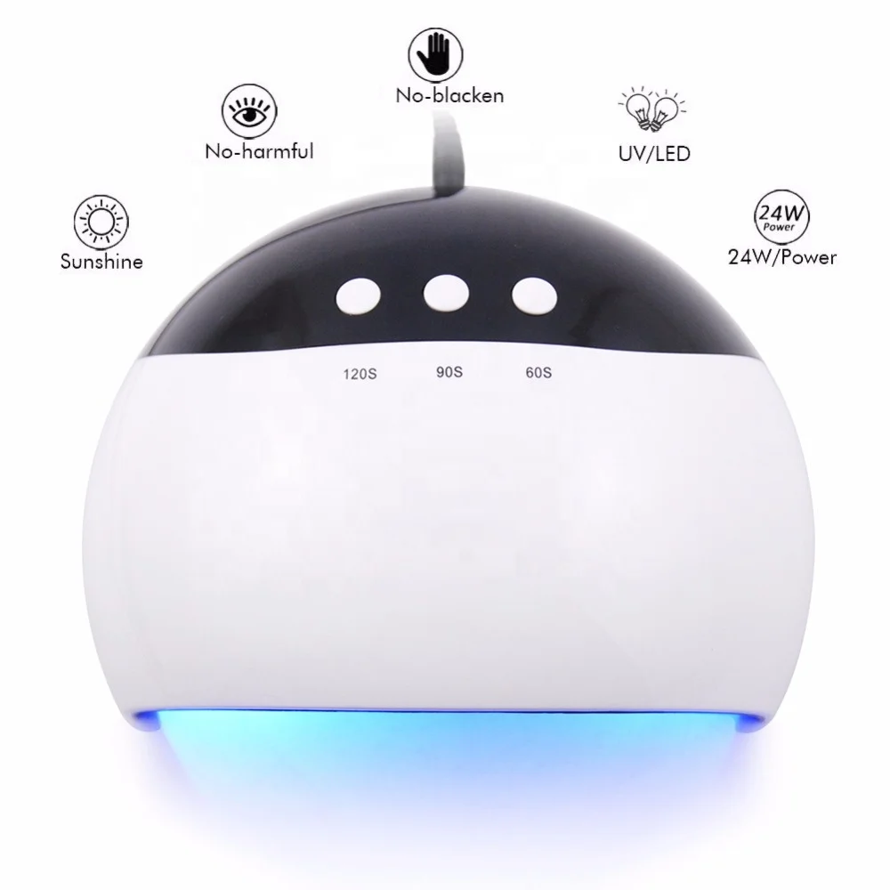 LED Lamp Nail Gel Lamp For Nail Salon Nail Designs Art Tools Dry Quickly 24W Dryer Lamp USB Charge 8LEDs