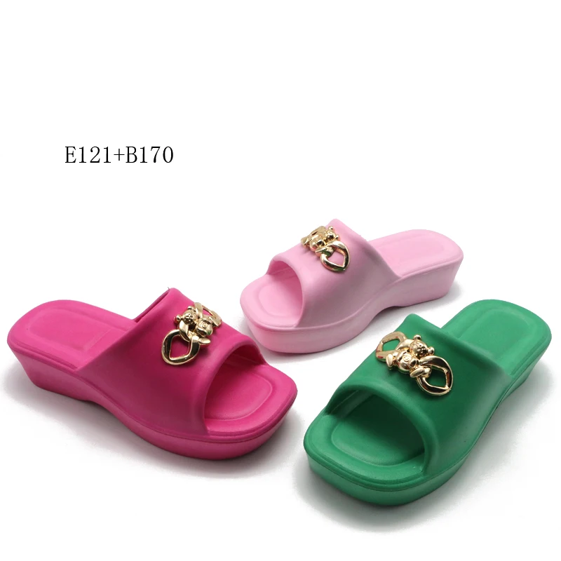 Heel Custom Sleeper Ladies Sandals Designers Brand Slides Chappal Women Slide Slippers