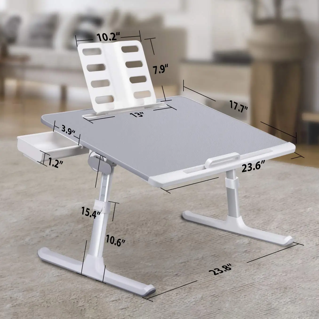 
Portable Multifunctional Aluminum Laptop Desk/Computer stand/Bed Tray 