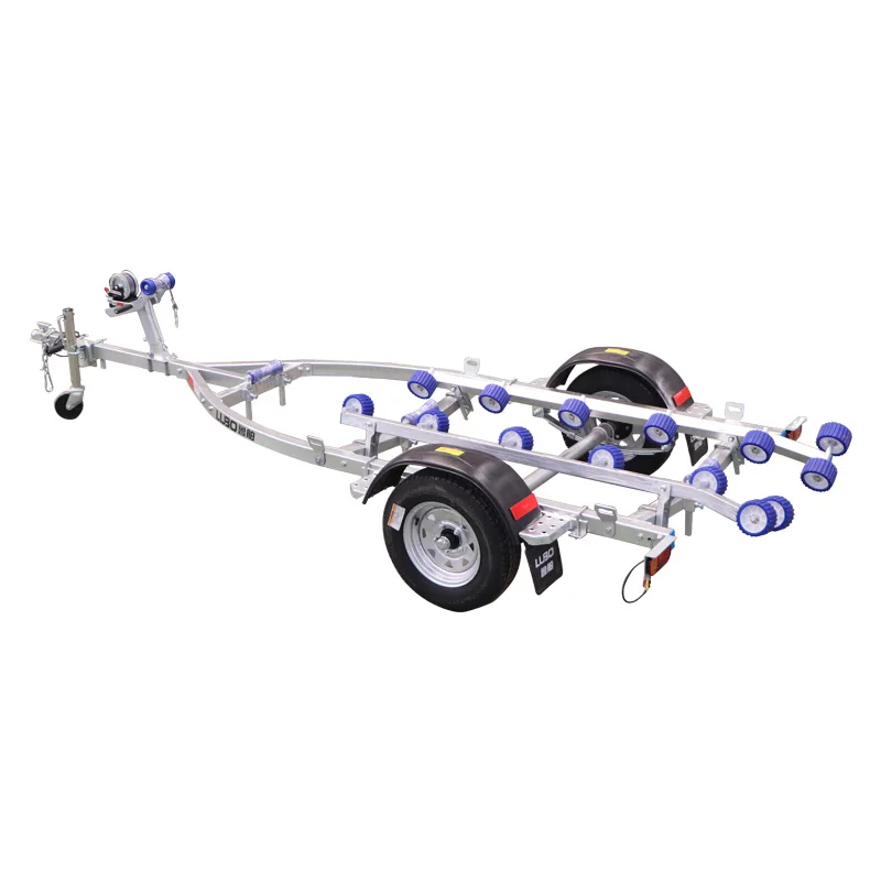 
Hot sale pedal boat trailer boat trailer with roller boat & watercraft trailers 
