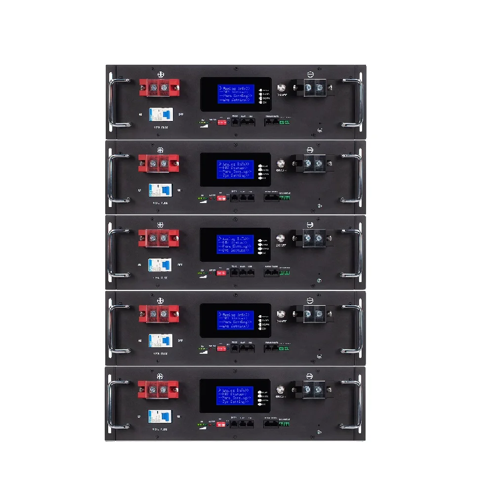 ODIPIE Rack Mount Stack 15KWH 48V 300Ah LiFePO4 Battery Pack 51.2V 280Ah 15Kwh 30Kwh 75Kwh Lithium Battery Home UPS Power System