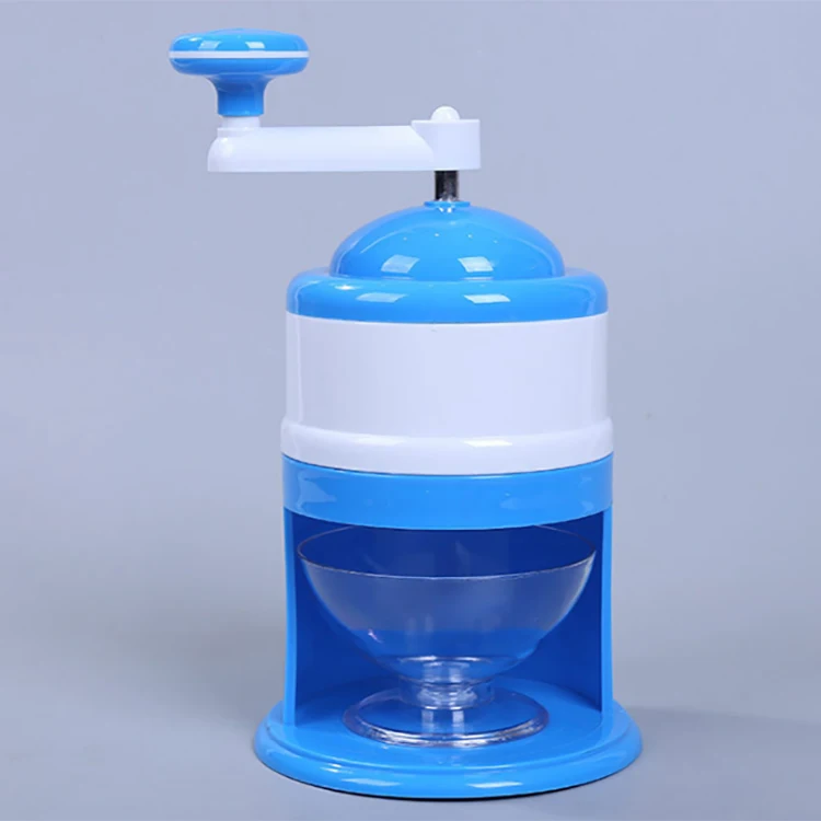 Portable Household Ice Shaver Mini Snow Home Hand Ice Crusher Machine Plastic Manual Ice Crusher