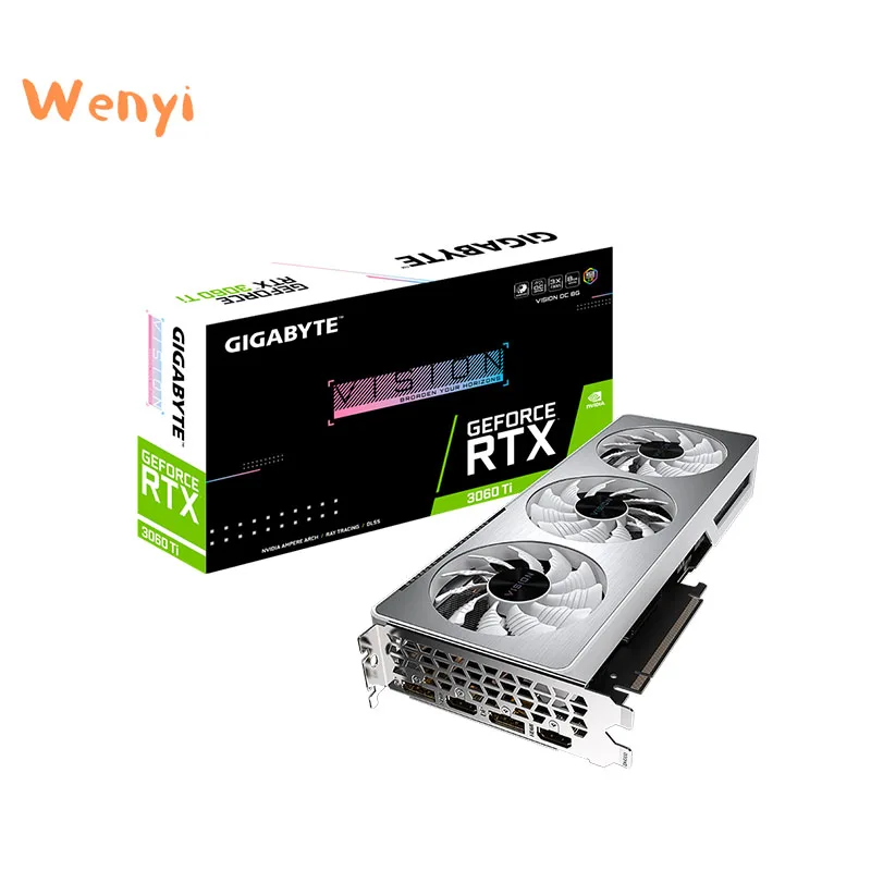 Видеокарта No LHR 3070 3080 3090 3060Ti VISION OC 8G AS/US MSI GIGABYTE 10 Гб GDDR6, геймпад OC