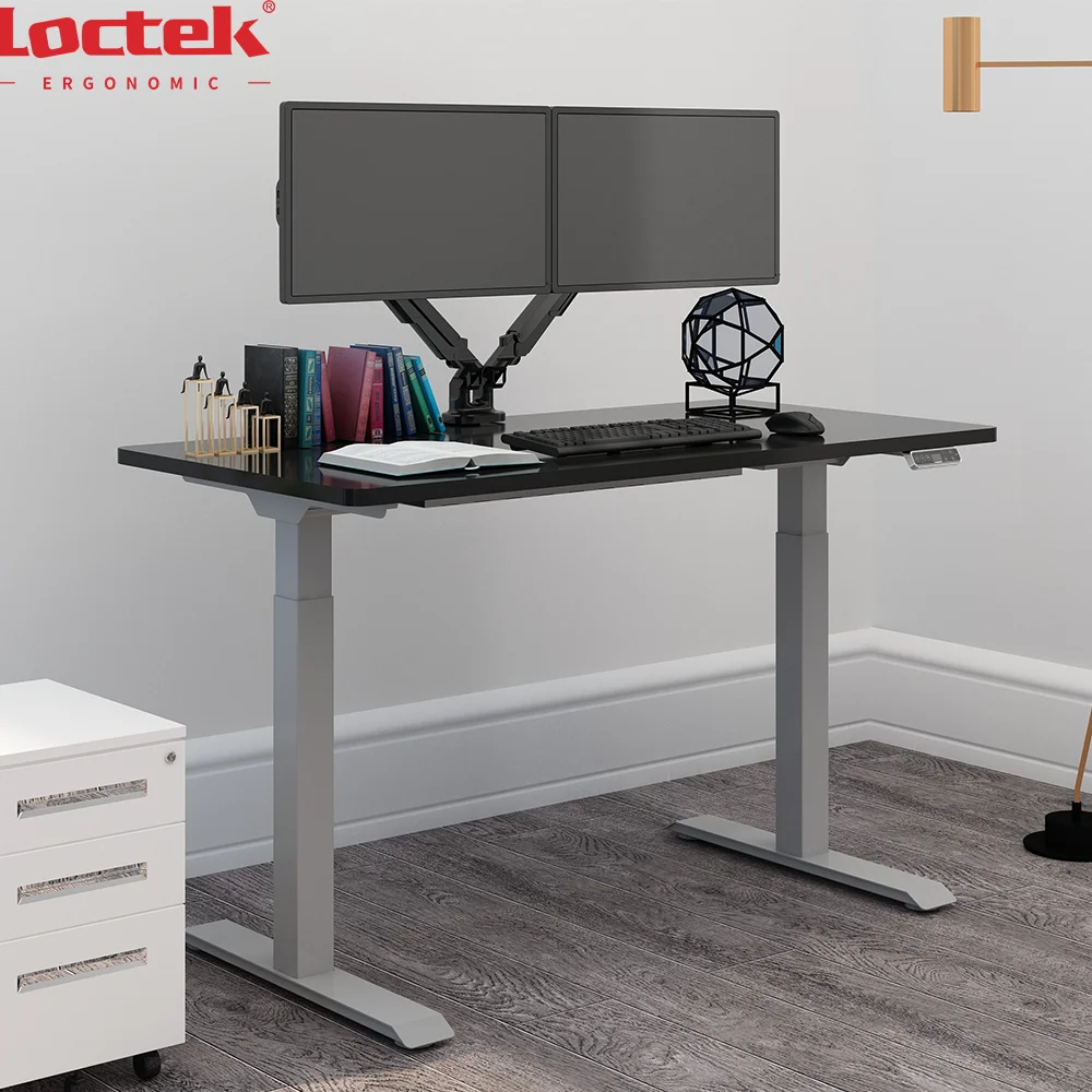 Популярный Электрический двухступенчатый стол Loctek ET123(IB) с регулируемой высотой и двумя двигателями