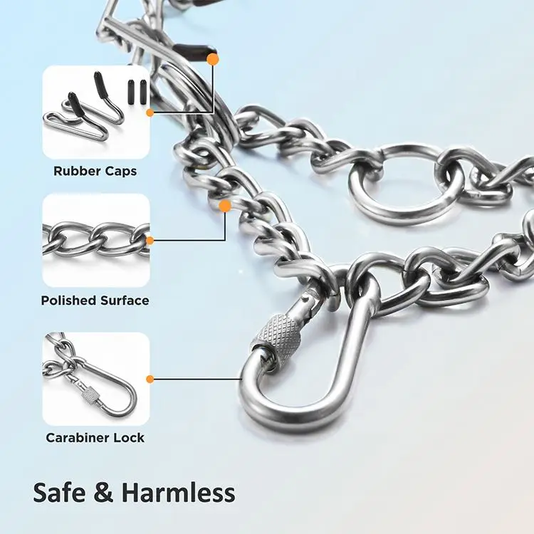 Functional Dog Training Choke Pinch Collar Dog Prong Training Collar For Small Middle Big Dog