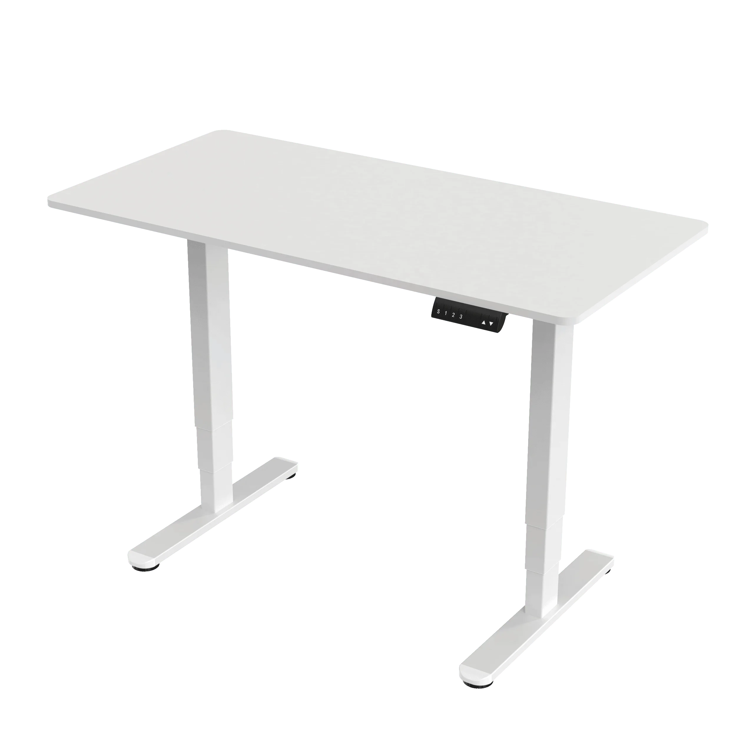 V-mounts Ergonomic electric standing desk for office with Micro-adjustable foot pad design JSD2-02-D-1P