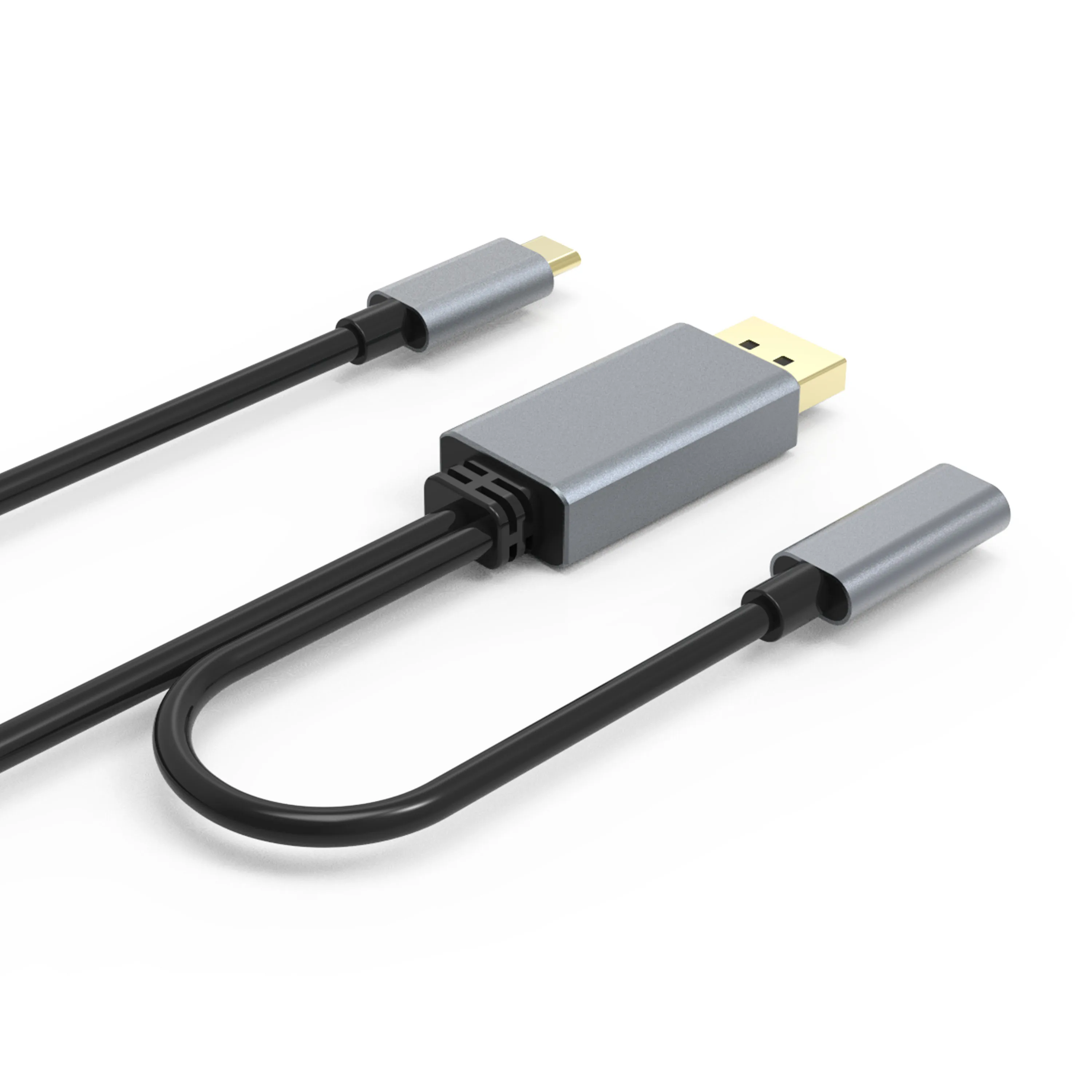 Notebook Monitor Charging USB Type C to DP Converter with USB Type C