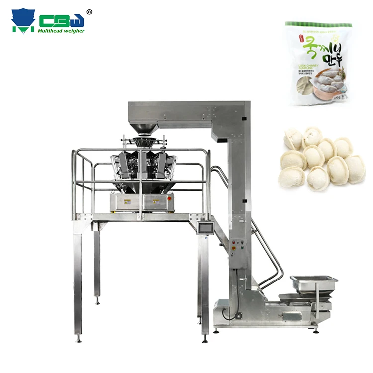 Semi-Auto Weighing Filling Machine Potato Pickles Dumpling 500g Food Weighing Packaging Machine