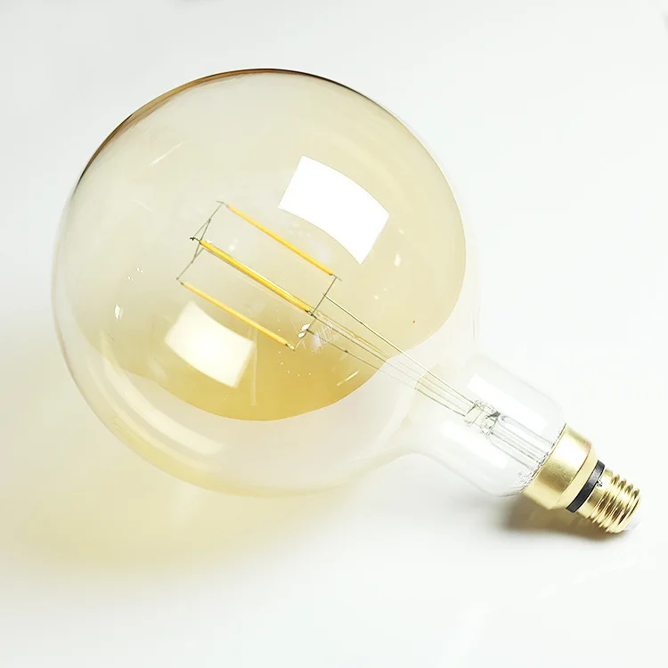 Wholesale G200 8W E27 LED big size decoration globe LED filament dimmable Edison light bulb large vintage led lighting lamp