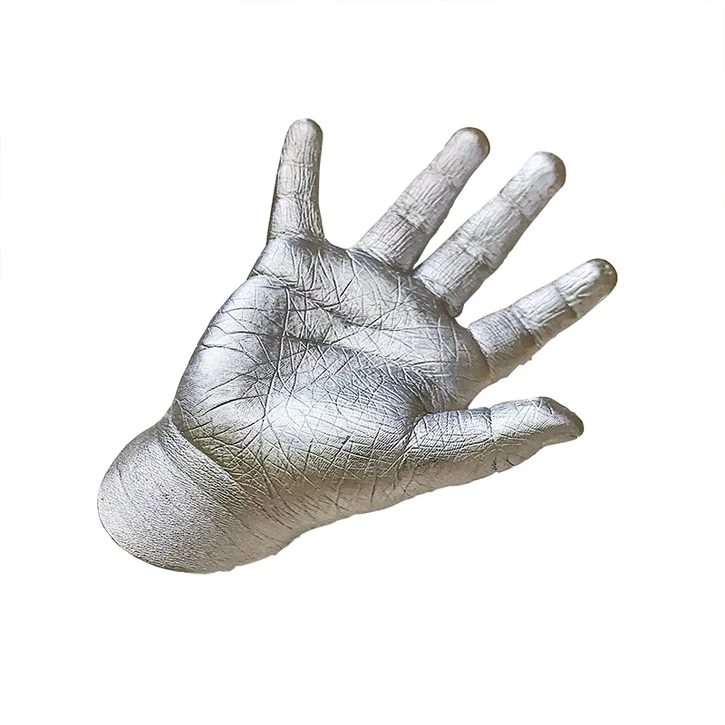 Baby mould casting chromatic alginate  impression material for baby hand and foot 3D mould casting and modling