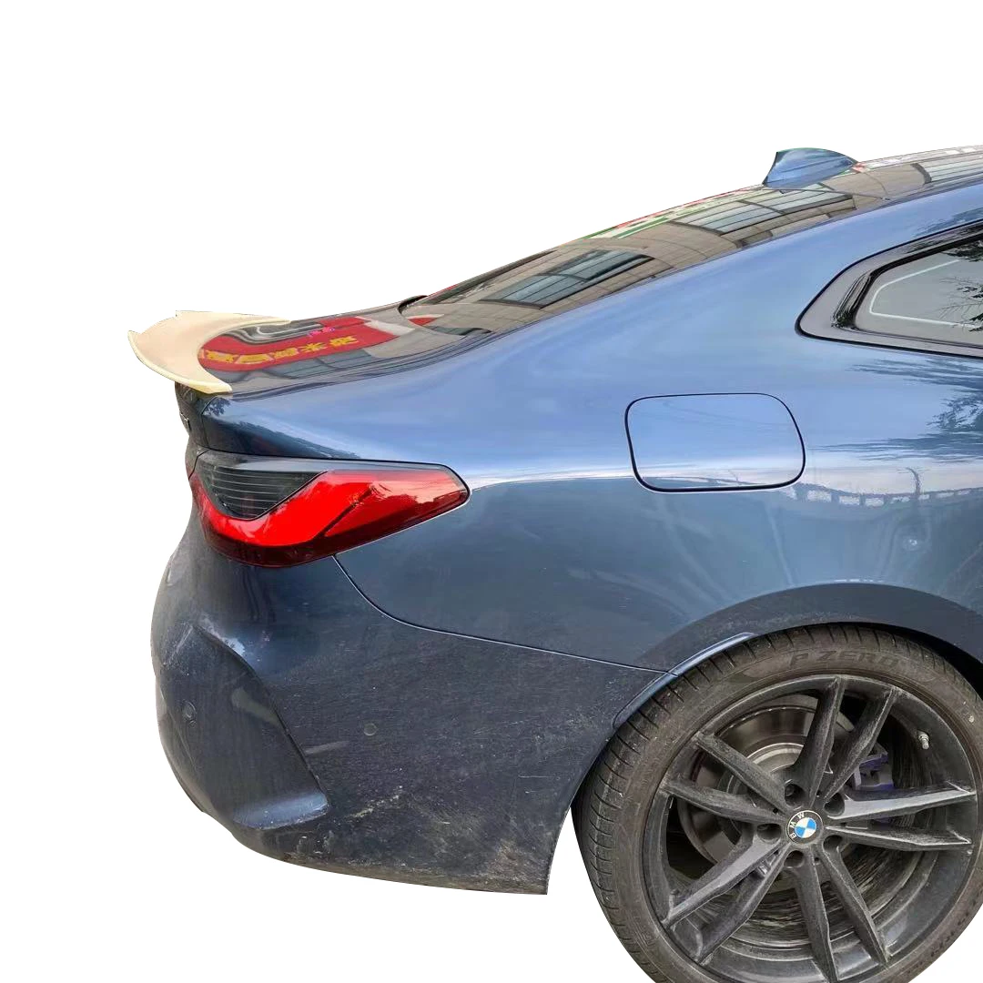High Quality Auto Accessories For BMW 4 Series G22 Spoiler PSM Style ABS Rear Boot Lip Trunk Ducktail Spoilers 2020+