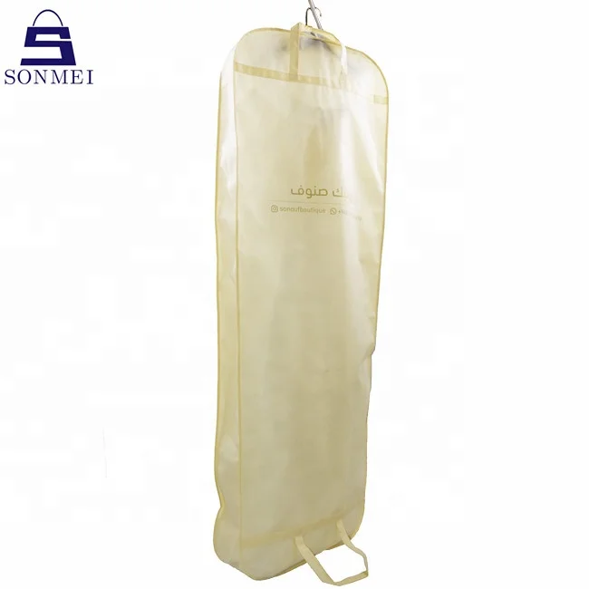 Large gusset heavy bridal gown clothes ivory dress bags garment