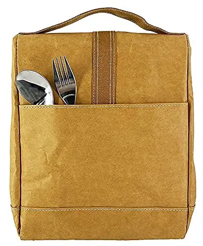 Recycle Reusable Brown Coated Tyvek Paper Bag, Biodegradable Paper Bag Tyvek, Paper Bag Manufacturer Tyvek