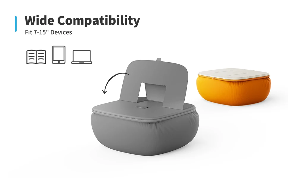 Новинка от производителя, подставка для ноутбука SAIJI, складная подушка с наполнителем из пенополистирола, подставка для планшета, подставка для кровати и стола