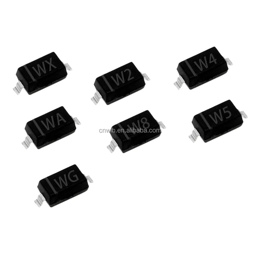 Original ic transistor diode SOD-523 smd diode 100V 150mA smd switching diodes 100V 4ns 150mW