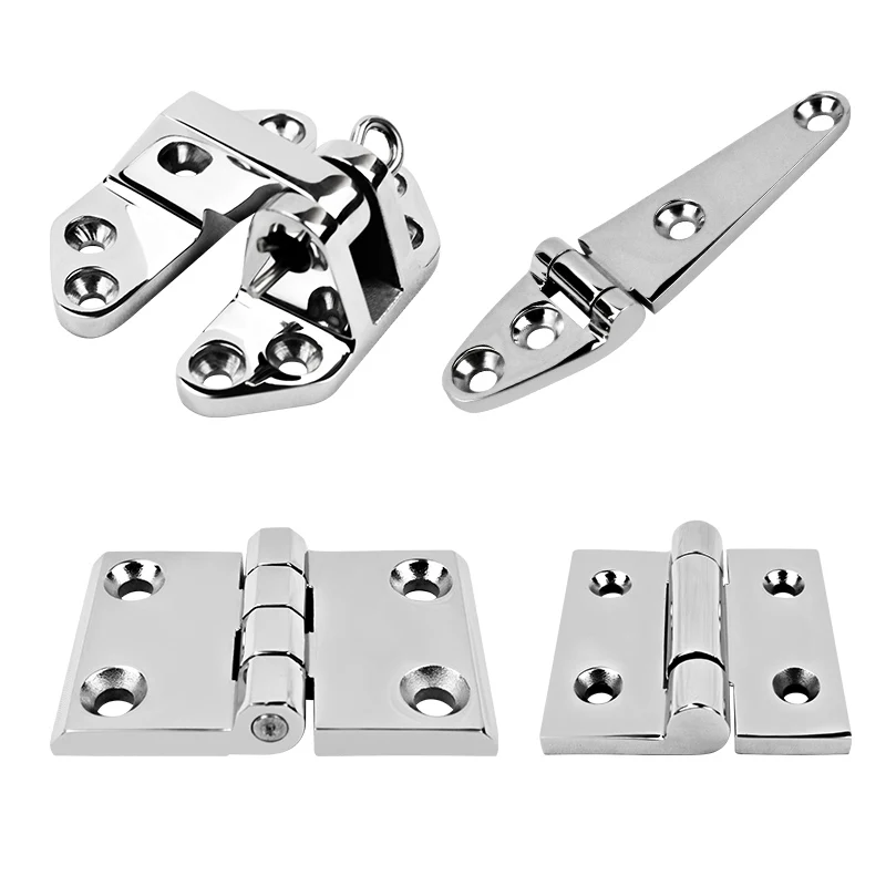 Heavy Duty Marine Mount Steel Stainless Hatch Boat Hinge Hardware Boat Hinge Deck Door Hinges