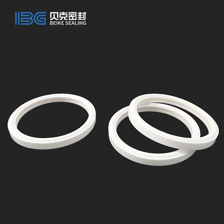 white black PTFE O Ring Flat Round Rubber Gasket