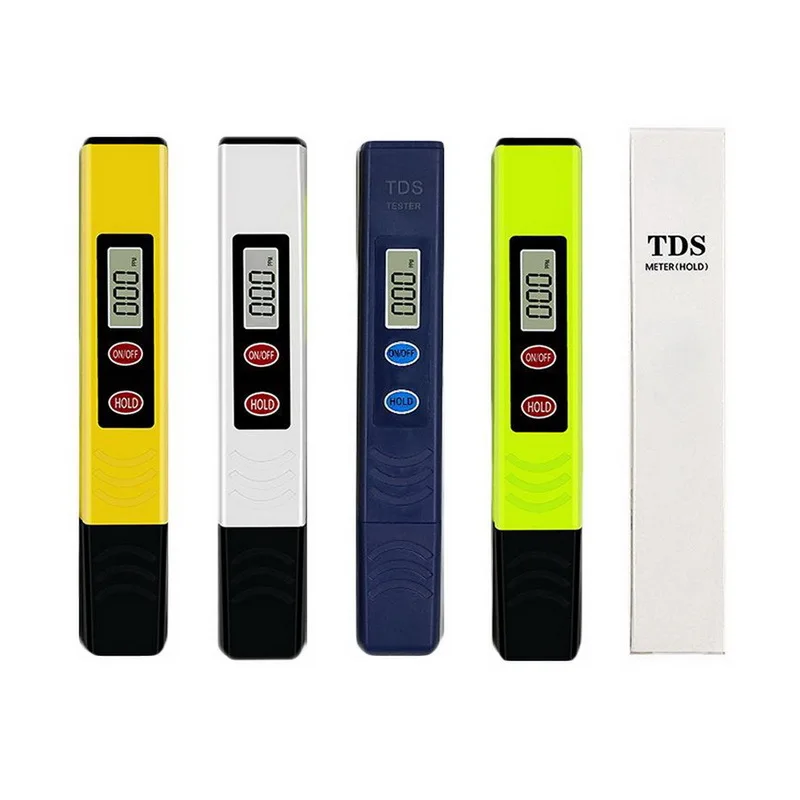 DFS Water Quality Tester TDS Water Tester 0-9990 PPM Measurement Range Measure for Water, Wine, Spas, Aquariums Meter