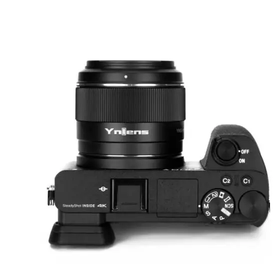 Светодиодная лампа для видеосъемки Yongnuo YN50mm F1.8 F1.8S DA DSM объектив Sony E-mount DSLR камер беззеркальных APS-C Автофокус Макро SONY A6300 A6400