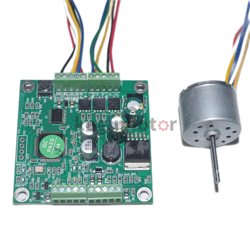 CE ISO9001 24mm 24v  high torque 10w brushless dc motor 12 volt for winch with hall sensor, outer driver FOC Position control