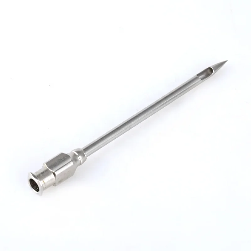Custom High Precision Stainless Steel 14G 16G 18G 20G 24G side hole needle with Metal luer lock