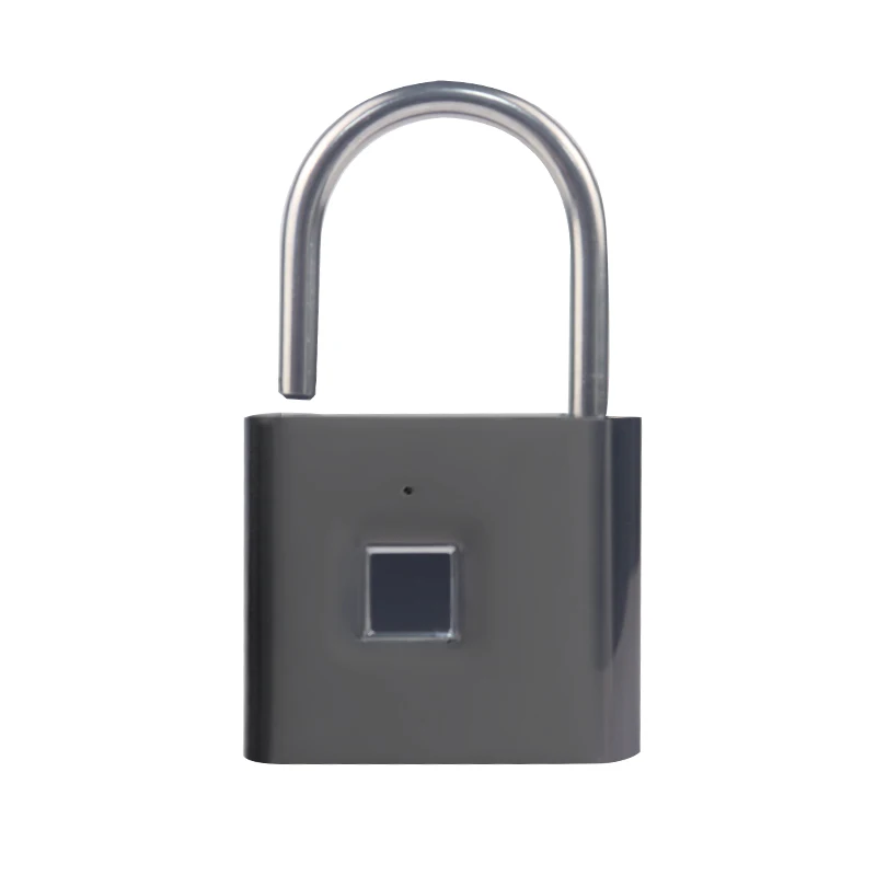 Waterproof Usb Charging Small Fingerprint Electronic Lock Safe Padlock Used In Case Bag Backpack Luggage