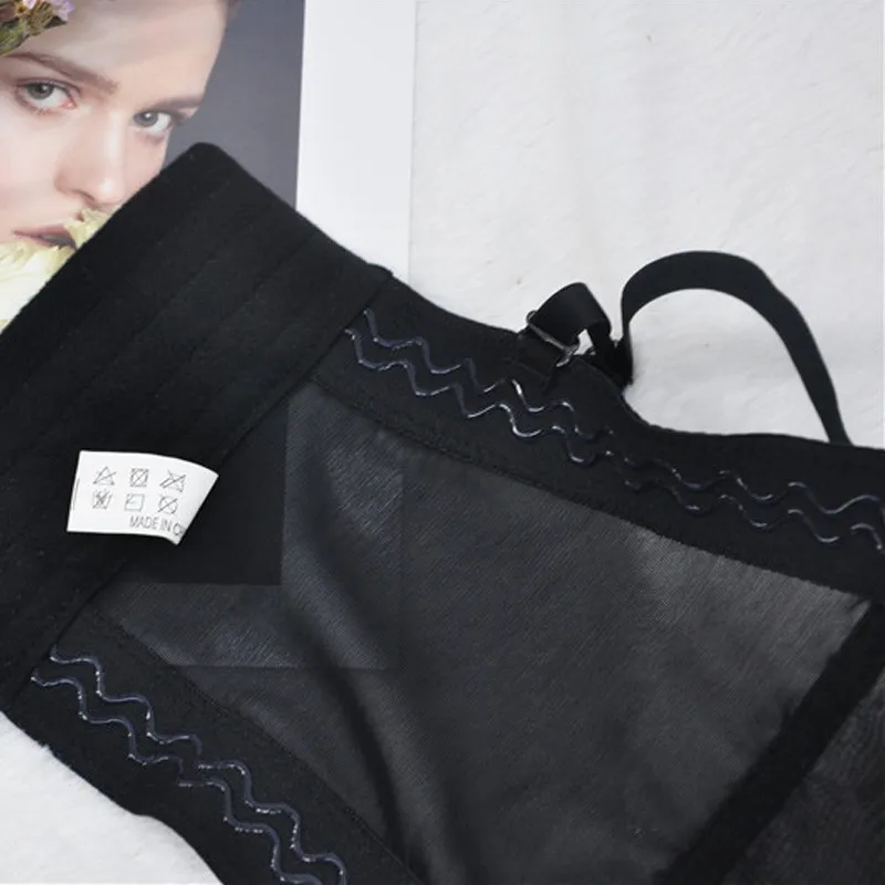 Summer Corset Gothic Steam Punk Overbust Bustier Sexy Solid Corset Bra Women Crop Top Slimming Tops Black Red White