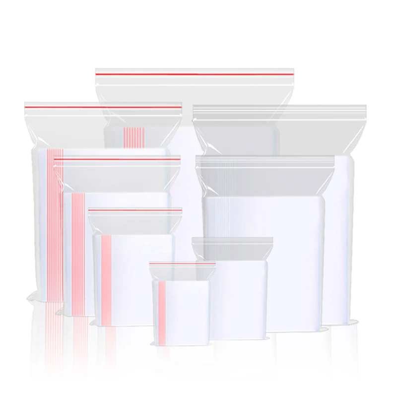 packaging zip zipped lock bag zip lock reclosable plastic poly clear bags